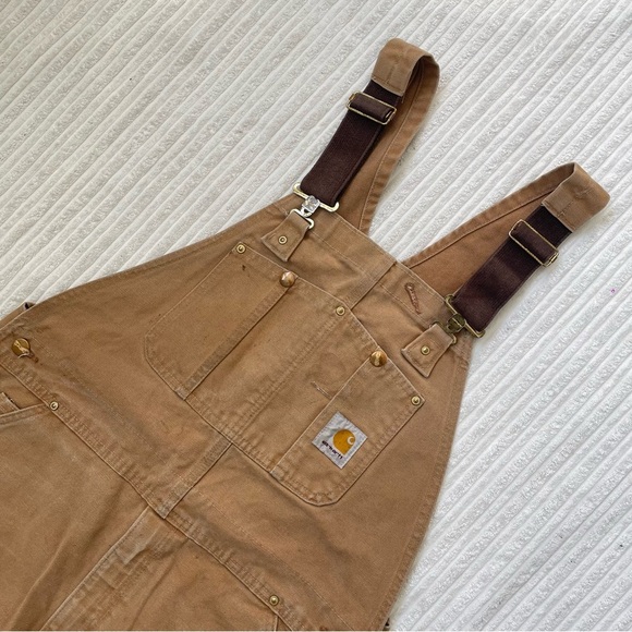 Carhartt Other - Carharrt R01 Relaxed Fit Duck Canvas Work Bib Jumpsuit Overalls | 38x27
